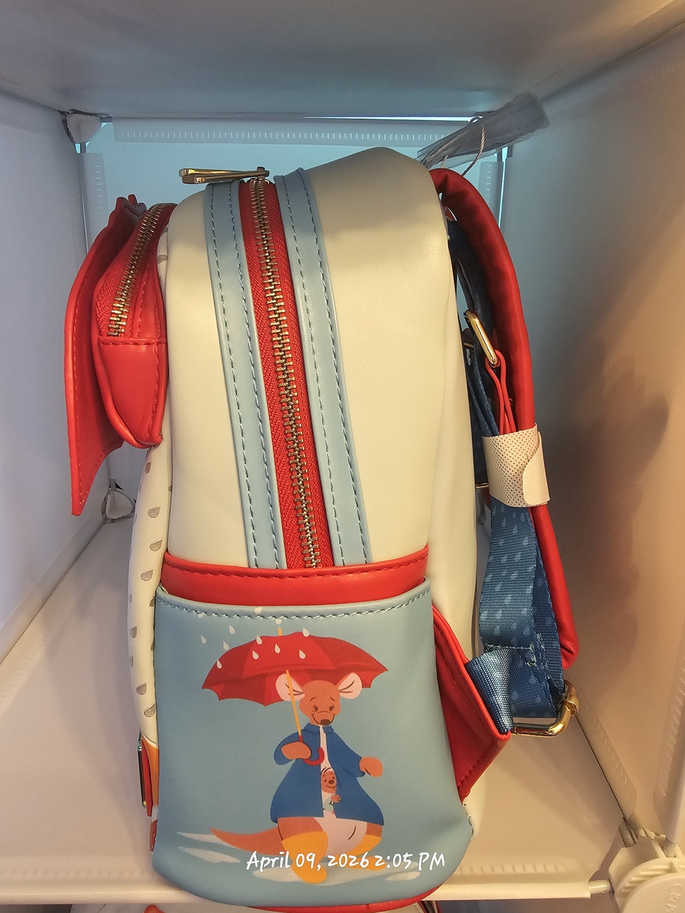 Loungefly Disney Winnie the Pooh and Friends Rainy Day Mini Backpack Rainy Day - Picture 3 of 5